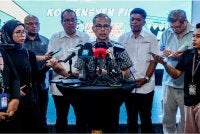 Fahmi ketika sidang media selepas Konvensyen PIBG Internet Selamat 2026 Peringkat Wilayah Persekutuan Kuala Lumpur. Foto Bernama