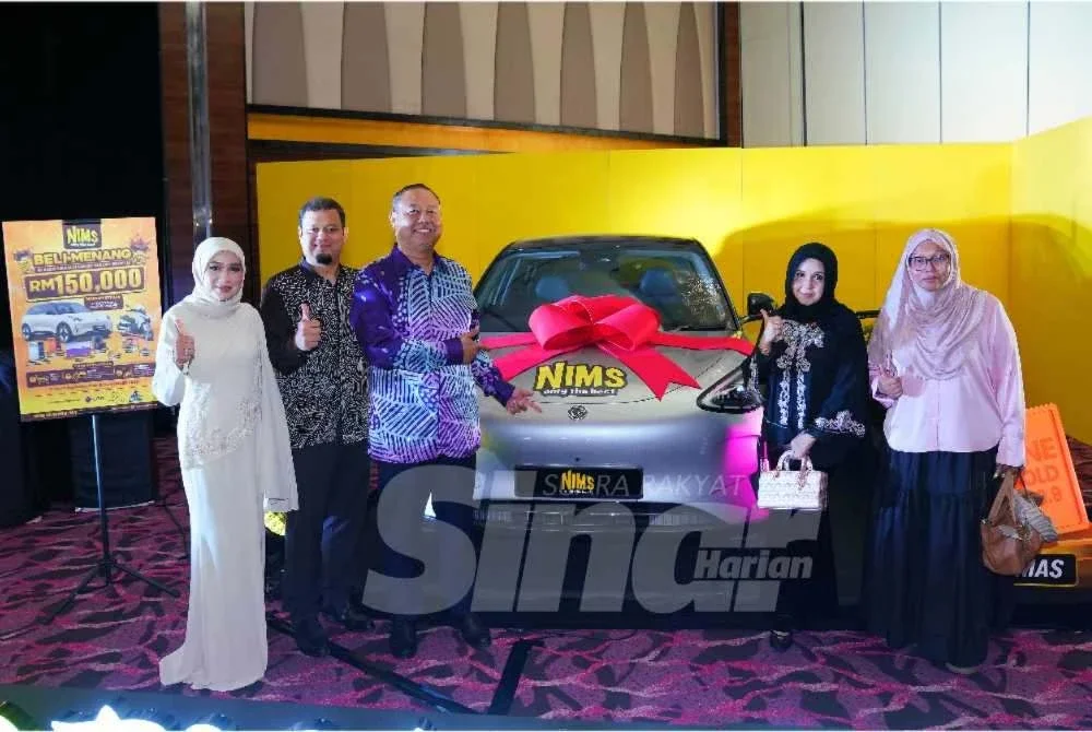 Hadiah utama berupa Proton eMas antara hadiah yang ditawarkan kepada pemenang NIMS Beli & Menang 2026 Foto SINAR HARIAN / MOHD HALIM ABDUL WAHID