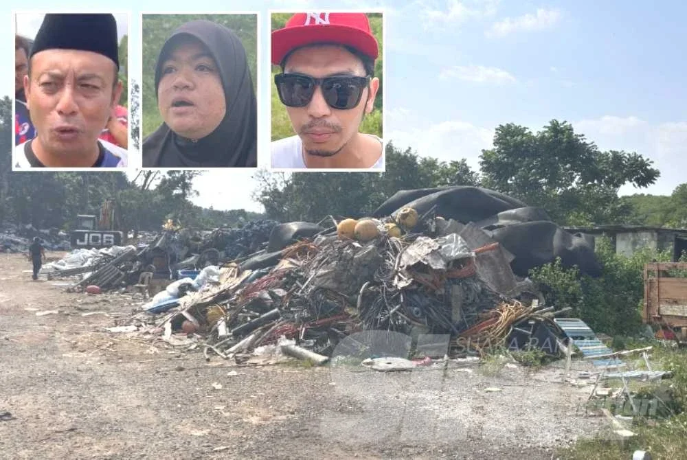 Penduduk mendakwa aktiviti pembakaran semakin kerap berlaku kebelakangan ini sehingga mengganggu keselesaan penduduk. Gambar kecil (dari kiri) Rafizal, Khairul Amin dan Noraini