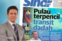 Laporan muka depan Sinar Ahad