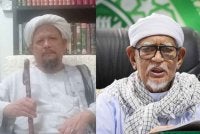 Zulkarnain Harun (kiri) dan Hadi Awang