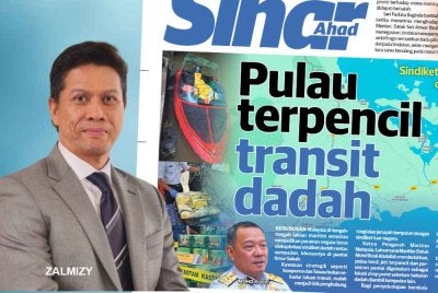 Laporan muka depan Sinar Ahad
