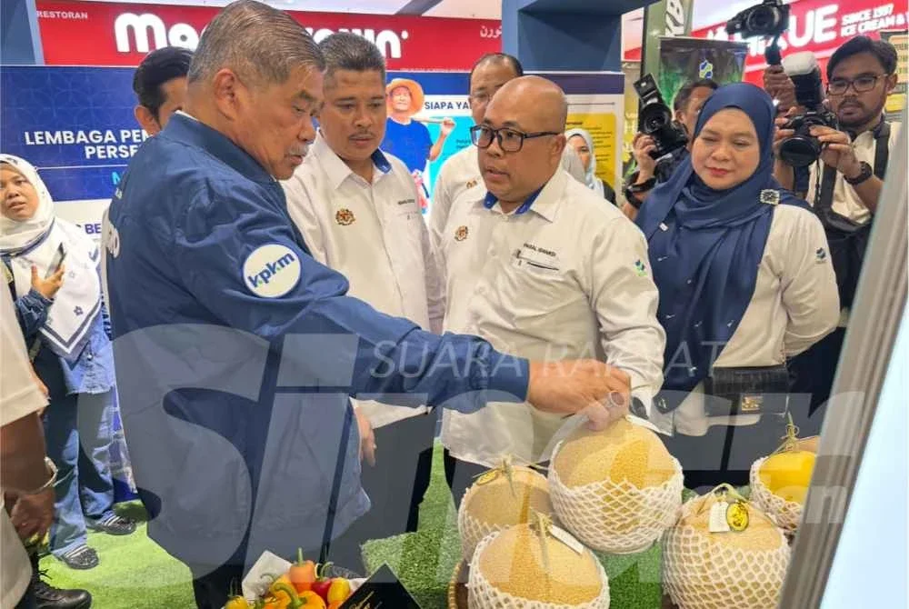 Rock melon turut dipamerkan di Road To MAHA di Kelantan. Foto: ADILA SHARINNI WAHID