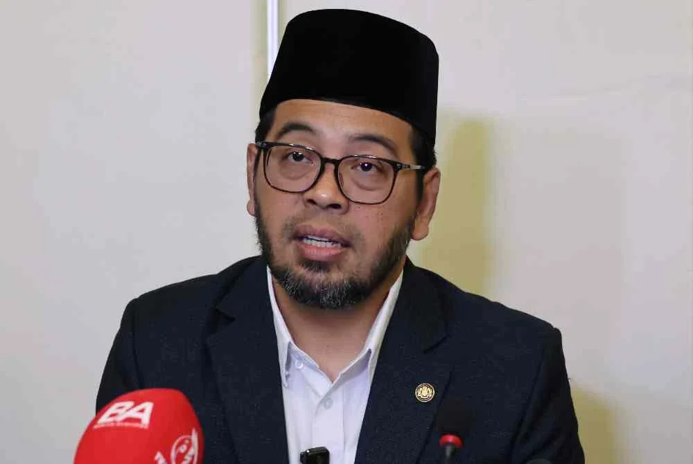 Zulkifli ketika sidang media pada Majlis Perasmian Sidang Meja Bulat Kafir Harbi: Satu Perbincangan di sebuah hotel. Foto Bernama
