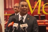 Sanusi ketika sidang akhbar selepas persidangan Dewan Undangan Negeri (DUN) Kedah di Wisma Darul Aman pada Isnin.