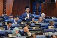 Zulkifli ketika menyampaikan penerangan pada sesi khas Dewan Rakyat bagi membahaskan laporan RCI TH, pada Selasa. Foto Jabatan Penerangan
