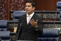 Syed Saddiq ketika sidang khas pembentangan RCI TH di Dewan Rakyat pada Selasa.
