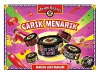 Ayam Carik Ayam Brand™ kini hadir dalam lima pilihan perisa, termasuk tiga perisa baharu iaitu Sos Teriyaki, Lada Hitam dan Sos Gochujang Korea Pedas.