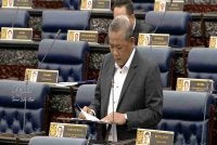 Aminuddin ketika sidang khas pembentangan RCI berhubung Lembaga TH di Dewan Rakyat, pada Selasa.