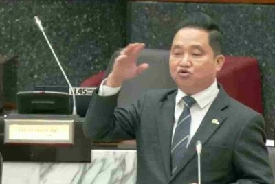 Suee Lim semasa sidang DUN pada Selasa.