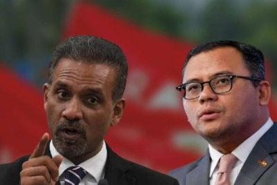 Ramkarpal (gambar kiri) menuntut Amirudin memberikan penjelasan berhubung kenyataannya bahawa PH terbuka untuk bekerjasama dengan mana-mana parti termasuk Bersatu atau PN.