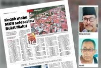 Laporan Sinar Harian pada Selasa.