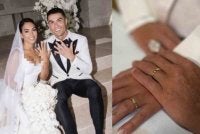 Ronaldo mengahwini Georgina Rodriguez dalam satu upacara perkahwinan sivil di Portugal. Foto IG Ronaldo 