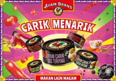 Ayam Carik Ayam Brand™ kini hadir dalam lima pilihan perisa, termasuk tiga perisa baharu iaitu Sos Teriyaki, Lada Hitam dan Sos Gochujang Korea Pedas.