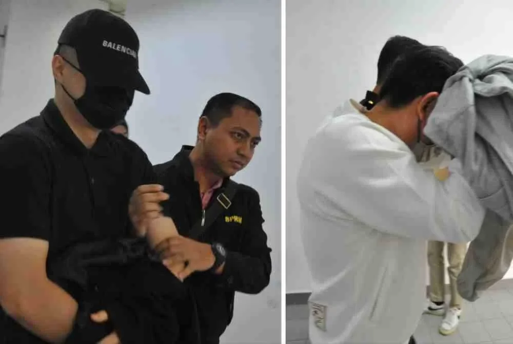 Tertuduh dibawa keluar dari Mahkamah Sesyen Johor Bahru