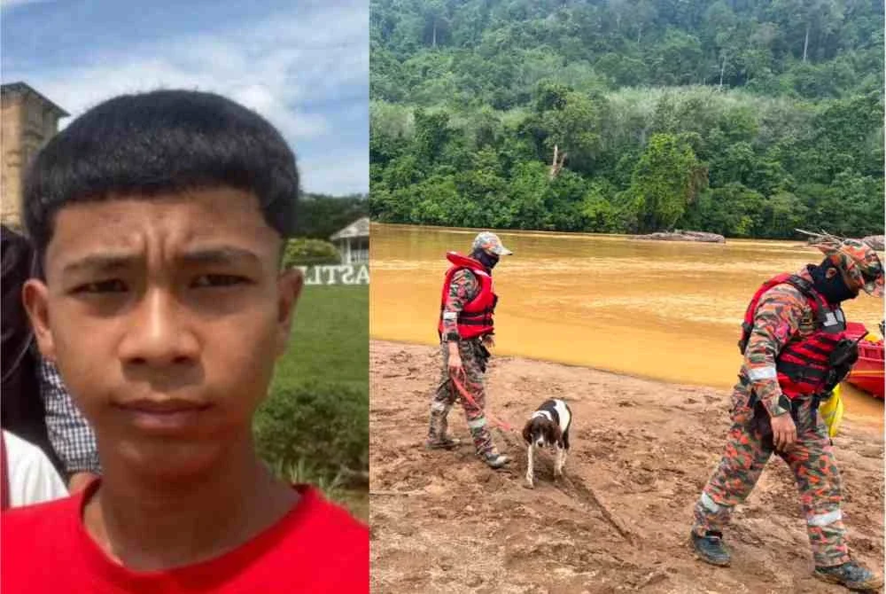 JBPM Kelantan menggunakan khidmat anjing pengesan dari Unit K9 yang
dikenali sebagai Frankie mengesan Muhamad Rayyan yang dikhuatiri lemas di Sungai Kelantan berhampiran Kampung Batu Mengkebang, Jalan Batu Lada, Aur Duri, Kuala Krai pada Khamis.