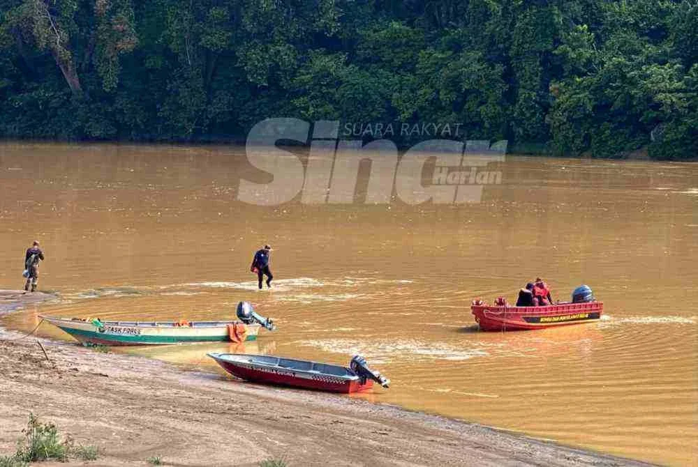 SAR di Sungai Kelantan sudah memasuki hari ketiga dan radius pencarian diperluaskan hingga ke empat kilometer.