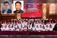 Persidangan Kebangsaan DAP pada 16 Ogos depan akan menentukan hala tuju parti itu dalam Kerajaan Perpaduan. Gambar kecil: Kuok Tiung (kiri) dan Ariff Aizuddin