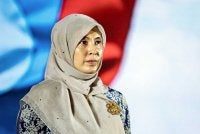 Nurul Izzah pada Kongres Nasional AMK dan Wanita 2026 di MITC Ayer Keroh pada Jumaat. Foto: Bernama
