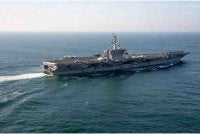 USS George Washington meninggalkan pelabuhan di Da Nang, Vietnam pada minggu lalu. - Foto Agensi