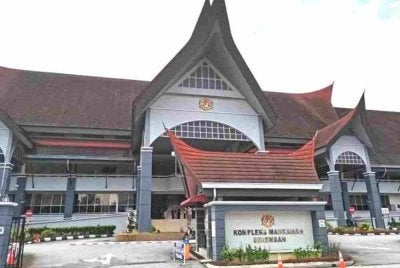Kompleks Mahkamah Seremban. Gambar hiasan 