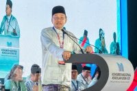 Anwar berucap merasmikan Kongres Nasional Keadilan 2026 di MITC pada Sabtu.