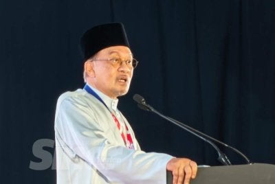 Anwar berucap sempena Kongres Nasional Keadilan 2026 di MITC pada Sabtu.