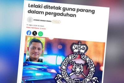 Laporan Sinar Harian pada Jumaat.