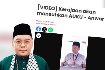 Ahmad Fahmi berkata, persoalan hari ini bukan sekadar mengenai pemansuhan sebuah akta, tetapi tentang bentuk ekosistem pendidikan tinggi yang mahu dibina selepas AUKU.