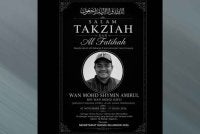 Allahyarham Wan Mohd Shymin Amirul Wan Sofli, difahamkan rebah di lokasi sebelum pasukan perubatan memberikan bantuan kecemasan.