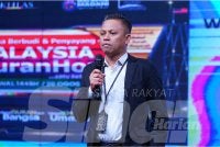 Rulhaizal Abd Rahmat pada Majlis Taklimat Sinergi Media Sempena Malaysia #QuranHour 2026 di Kompleks Karangkraf di sini, hari ini.