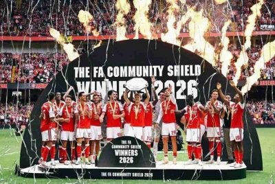 Arsenal memberi amaran awal menjelang musim baharu selepas menewaskan Manchester City 3-0 dalam aksi Perisai Komuniti di Cardiff pada Ahad.