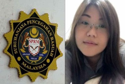 SPRM sedang mengesan Wong Pooi Ling bagi membantu siasatan kes di bawah Seksyen 18 Akta Suruhanjaya Pencegahan Rasuah Malaysia 2009. - Foto: SPRM
