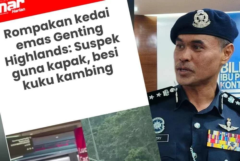 Laporan Sinar Harian pada Isnin. Gambar kanan: Azry Akmar