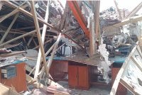 Keadaan bumbung SMK Juasseh yang Runtuh. Foto: Ihsan Bomba