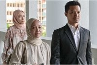 Vivy Yusof dan suaminya, Datuk Fadzarudin Shah Anuar yang berdepan pertuduhan pecah amanah dana pelaburan Khazanah dan PNB) berjumlah RM8 juta, hadir pada perbicaraan mereka di Mahkamah Sesyen pada Selasa. Foto Bernama