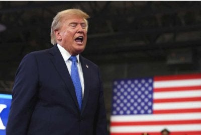 Trump mendakwa AS mempunyai saluran komunikasi langsung dengan Kor Pengawal Revolusi Islam Iran. Foto AFP