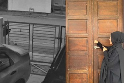 Sejak Ahad, tular satu rakaman kamera litar tertutup (CCTV) berdurasi kira-kira 2.25 minit yang dikongsikan penduduk, bunyi ketukan pada pintu kediaman kedengaran dengan jelas, namun tiada individu kelihatan di hadapan rumah.