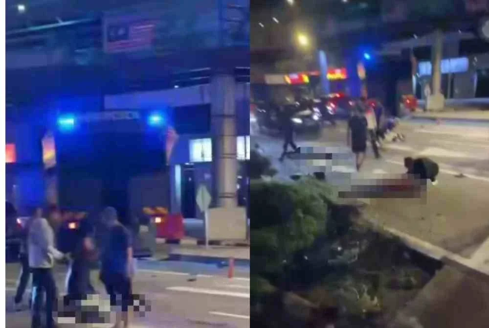 JIM serah siasatan kepada pihak polis berhubung insiden kemalangan maut tiga sekeluarga dengan sebuah lori jabatan terbabit di Jalan Sultan Ismail pada Rabu. Foto tular
