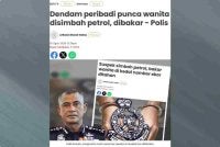 Lelaki berusia 59 tahun yang bekerja sebagai pemandu e-hailing itu ditahan semalam bagi membantu siasatan mengikut Seksyen 326 Kanun Keseksaan.