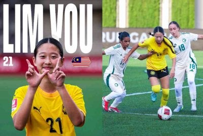 Lim You penyerang berdarah warisan Malaysia-Amerika Syarikat.