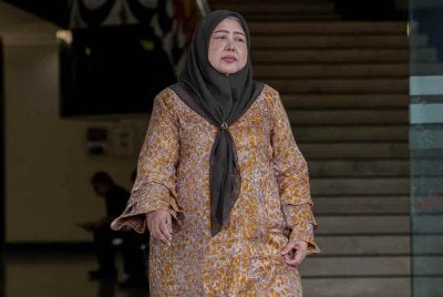 Norliza dihadapkan ke Mahkamah Sesyen atas 10 pertuduhan menerima wang berjumlah RM13.4 juta hasil aktiviti haram. Foto Bernama
