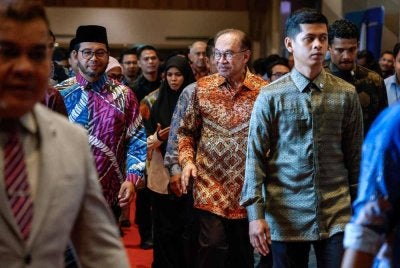 Perdana Menteri Datuk Seri Anwar Ibrahim hadir pada Majlis Himpunan Anak Muda (HAMKA) Antarabangsa 2026 hari ini. - Bernama
