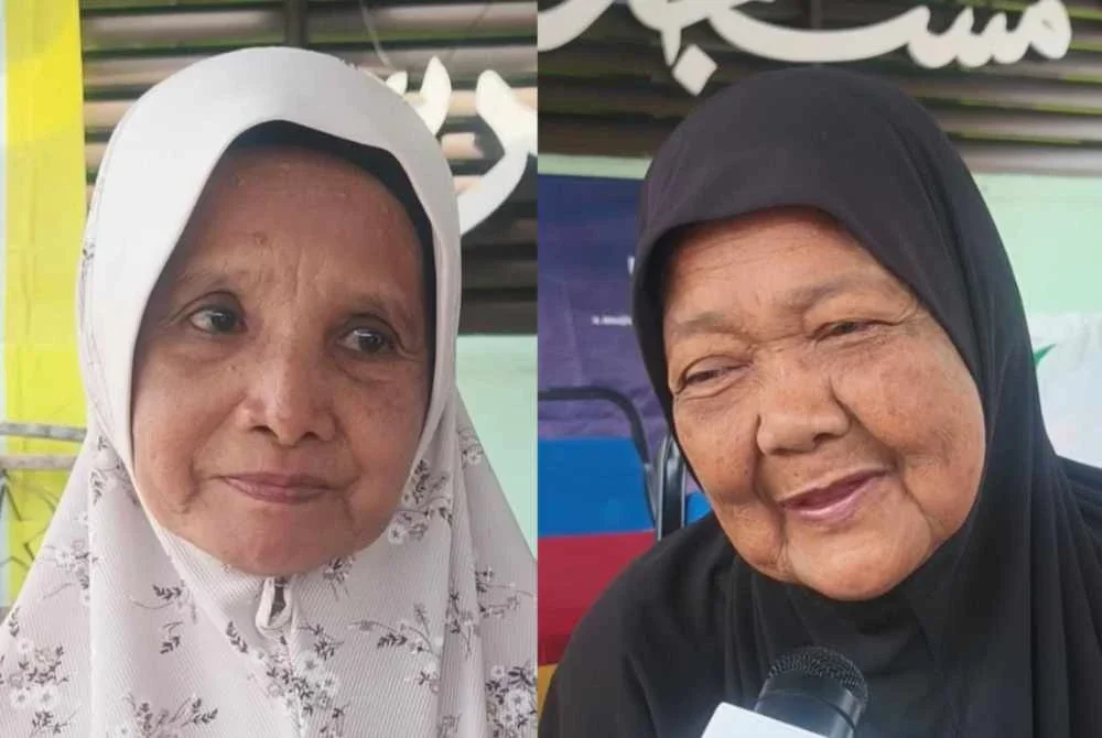 Narina Bashah (kiri), Ramlah Mat Noh (kanan)