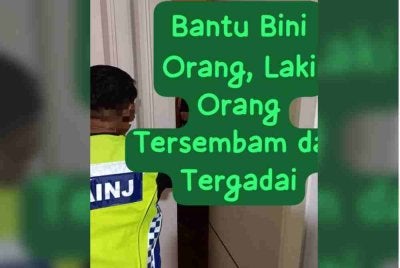 Seorang wanita berstatus isteri orang yang membawa dua anak kecil berusia satu dan empat tahun ditangkap khalwat bersama suami orang dalam sebuah bilik sewa di rumah kedai.