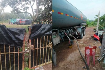 Hasil pemeriksaan mendapati premis terbabit disyaki dijadikan tempat pengumpulan dan penyimpanan minyak diesel tanpa sebarang lesen atau permit yang sah daripada Pengawal Bekalan.