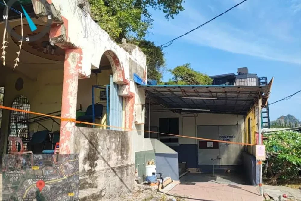 Beberapa notis pengosongan telah dikeluarkan sejak Januari lalu sebelum operasi merobohkan Kuil Veeramakaliamman di Bukit Lagi dilaksanakan. Foto: MPNPs