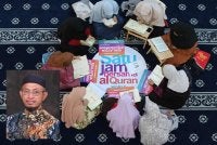 Malaysia #QuranHour akan diadakan di Masjid An-Nur Felda Aping Timur, Kota Tinggi pada 30 Ogos ini. Gambar kecil: Profesor Dr Hussin Salamon