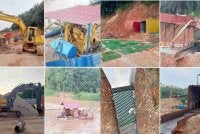 Kegiatan melombong emas disyaki berselindung di sebalik permohonan mengeluarkan pasir terbongkar selepas PGA menyerbu sebuah kawasan di Kuala Betis, Gua Musang pada Sabtu. Foto PGA