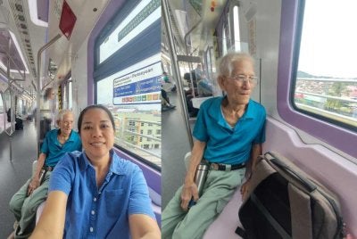 Kisah Leong Choong Mun, 83, yang menghidap dementia dikongsikan anaknya. Foto ihsan Jui Chuan